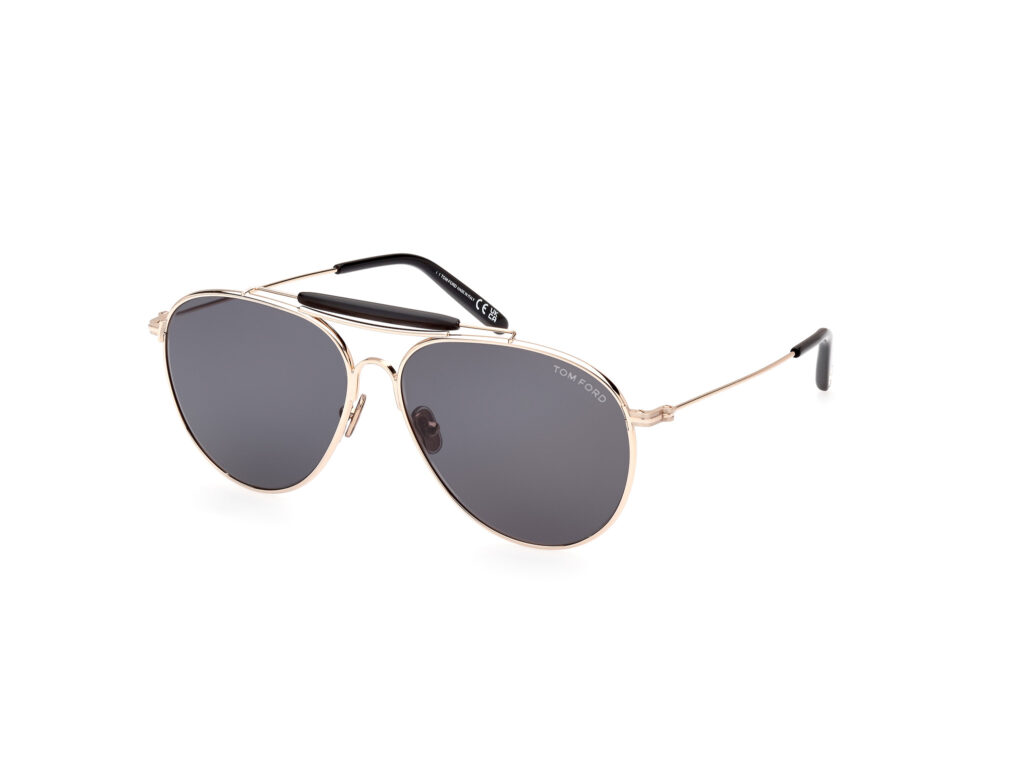 Occhiali da Sole TOM FORD FT0995 RAPHAEL-02-28A oro rosé lucido / fumo