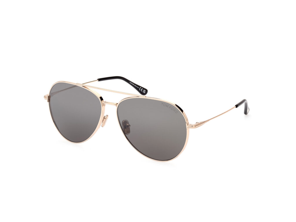 Occhiali da Sole TOM FORD FT0996 DASHEL-02-28A oro rosé lucido / fumo