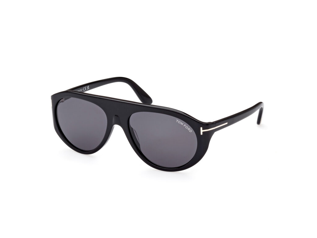 Occhiali da Sole TOM FORD FT1001 REX-02-01A nero lucido / fumo