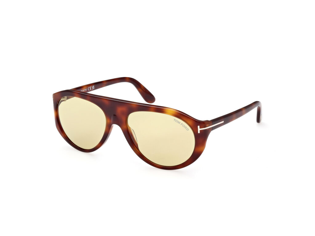 Occhiali da Sole TOM FORD FT1001 REX-02-53E avana bionda / marrone