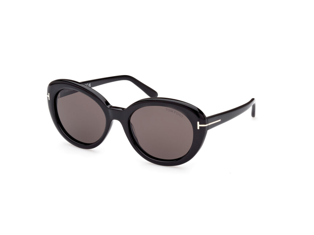 Occhiali da Sole TOM FORD FT1009 LILY-02-01A nero lucido / fumo