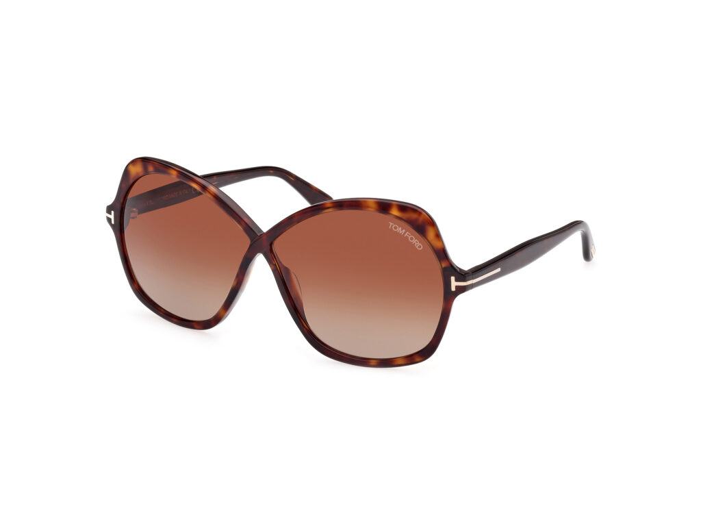 Occhiali da Sole TOM FORD FT1013 ROSEMIN-52F avana scura / marrone grad