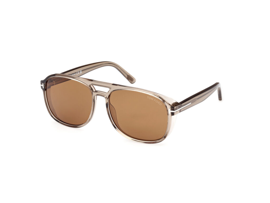 Occhiali da Sole TOM FORD FT1022 ROSCO-45E marrone chiaro luc / marrone