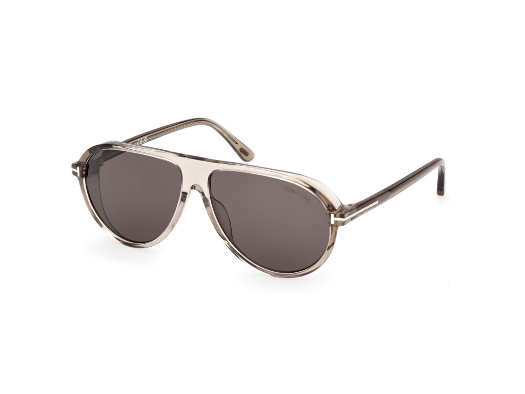 Occhiali da Sole TOM FORD FT1023 MARCUS-45A marrone chiaro luc / fumo