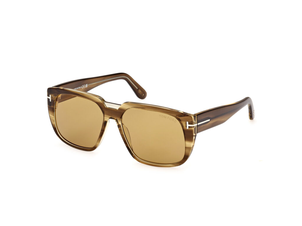 Occhiali da Sole TOM FORD FT1025 OLIVER-02-55E avana colorata / marrone