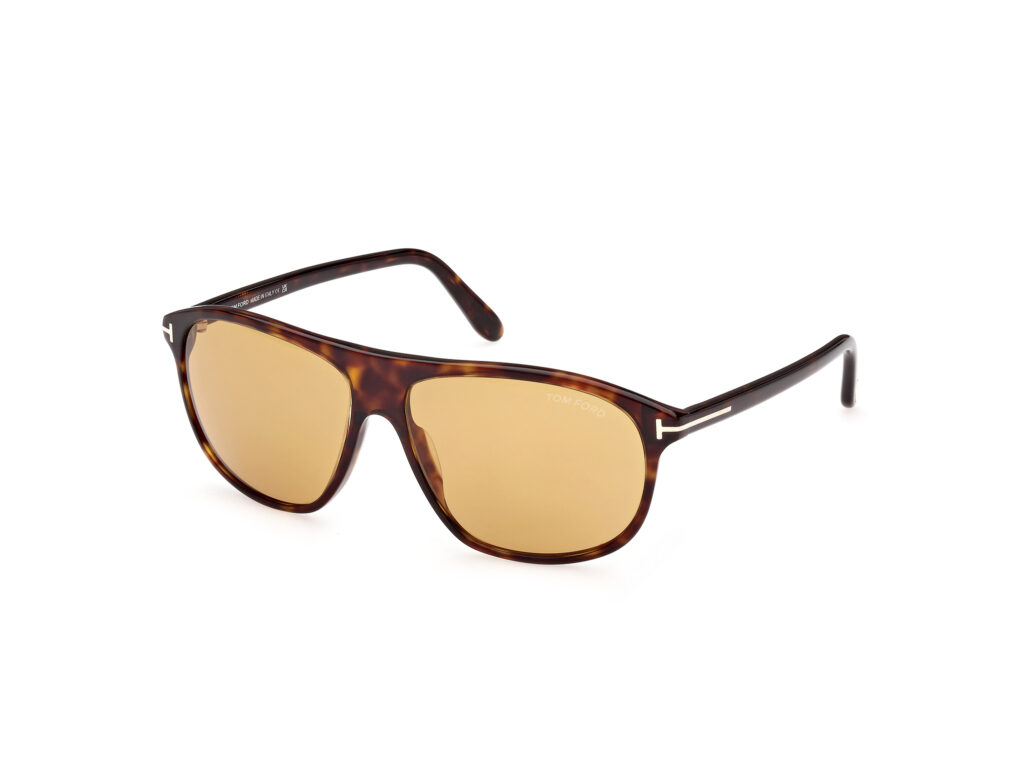 Occhiali da Sole TOM FORD FT1027 PRESCOTT-52E avana scura / marrone