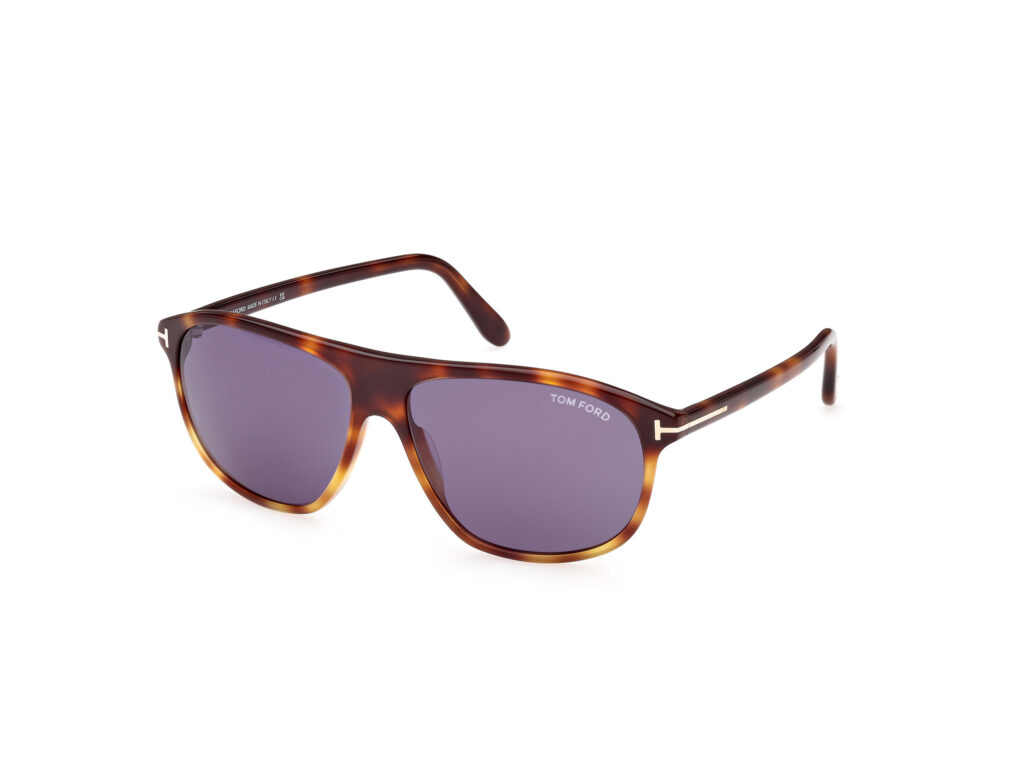 Occhiali da Sole TOM FORD FT1027 PRESCOTT-56V avana/altro / blu