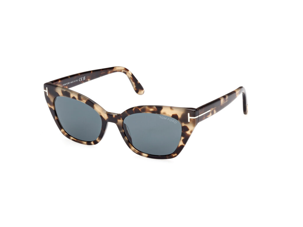 Occhiali da Sole TOM FORD FT1031 JULIETTE-55V avana colorata / blu