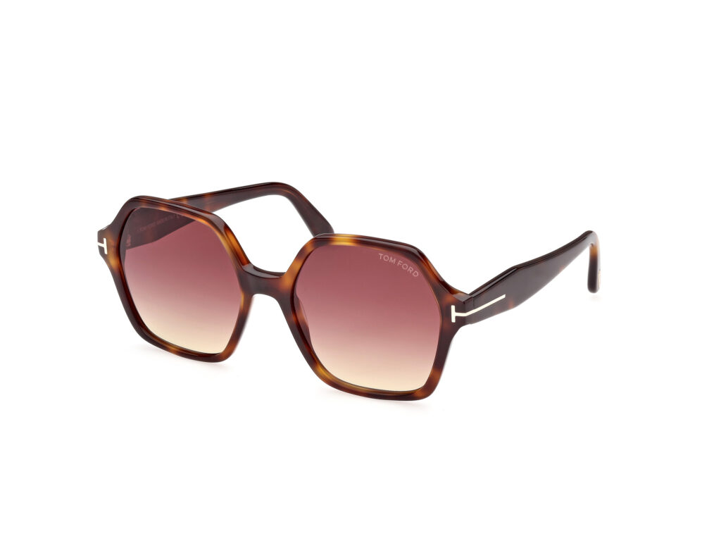 Occhiali da Sole TOM FORD FT1032 ROMY-53Z avana bionda / specchiato