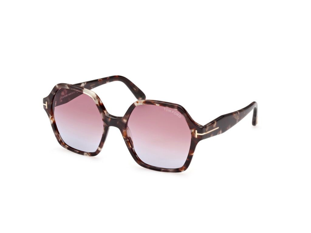 Occhiali da Sole TOM FORD FT1032 ROMY-55Z avana colorata / specchiato