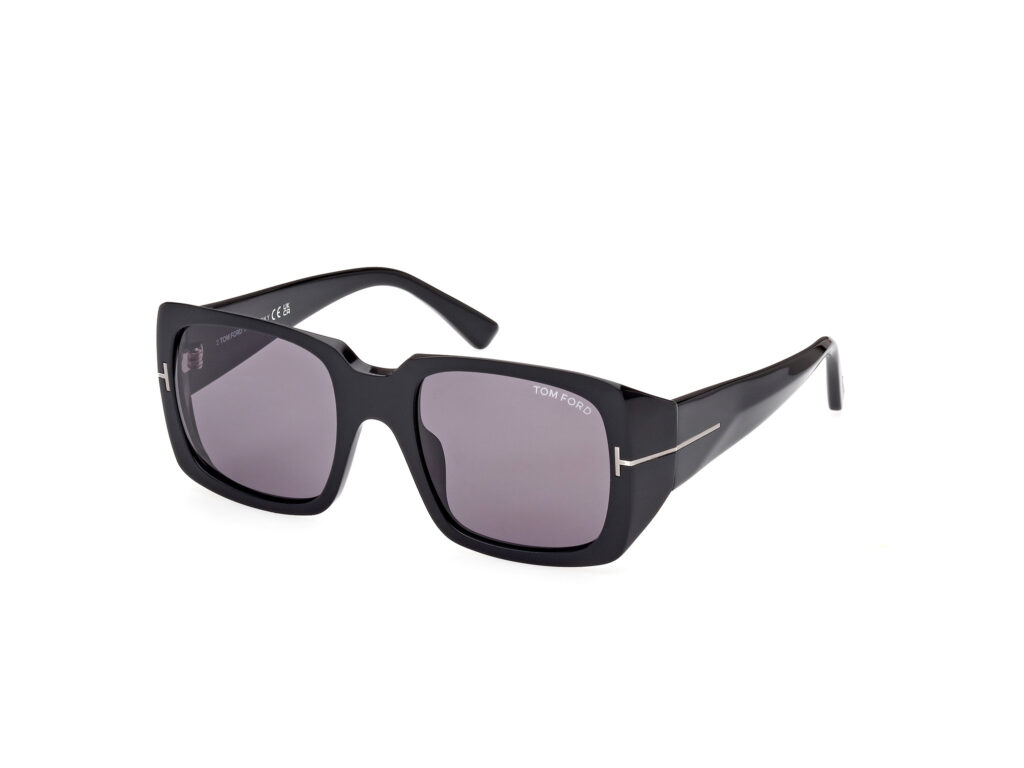 Occhiali da Sole TOM FORD FT1035-N RYDER-02-01A nero lucido / fumo