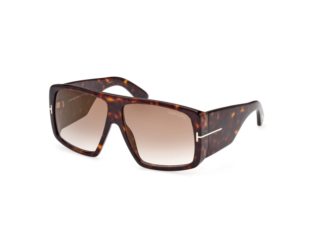 Occhiali da Sole TOM FORD FT1036 RAVEN-52F avana scura / marrone grad