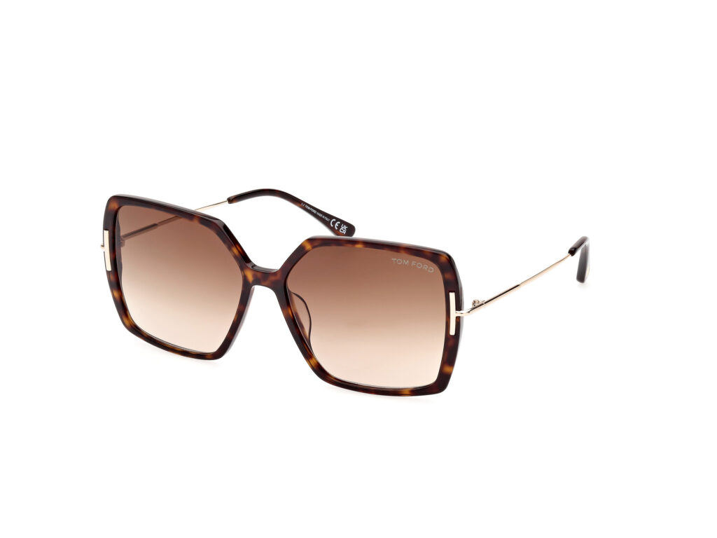 Occhiali da Sole TOM FORD FT1039 JOANNA-52F avana scura / marrone grad