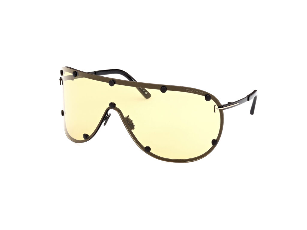 Occhiali da Sole TOM FORD FT1043 KYLER-02E nero opaco / marrone