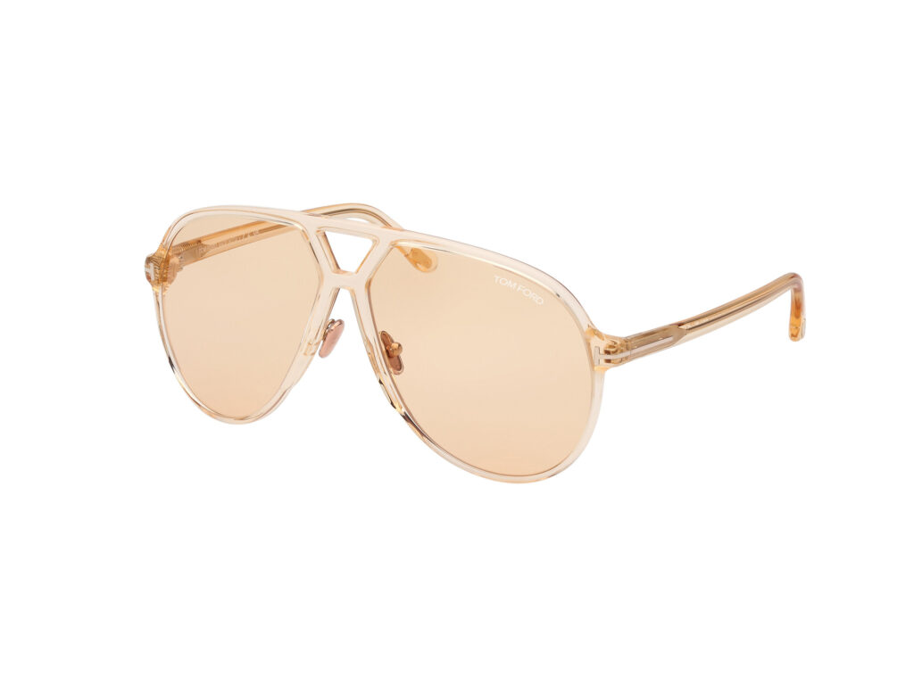 Occhiali da Sole TOM FORD FT1061 BERTRAND-45E marrone chiaro luc / marrone