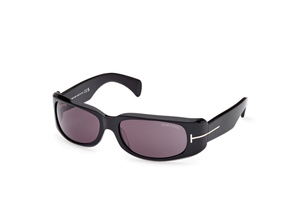 Occhiali da Sole TOM FORD FT1064 COREY-01A nero lucido / fumo