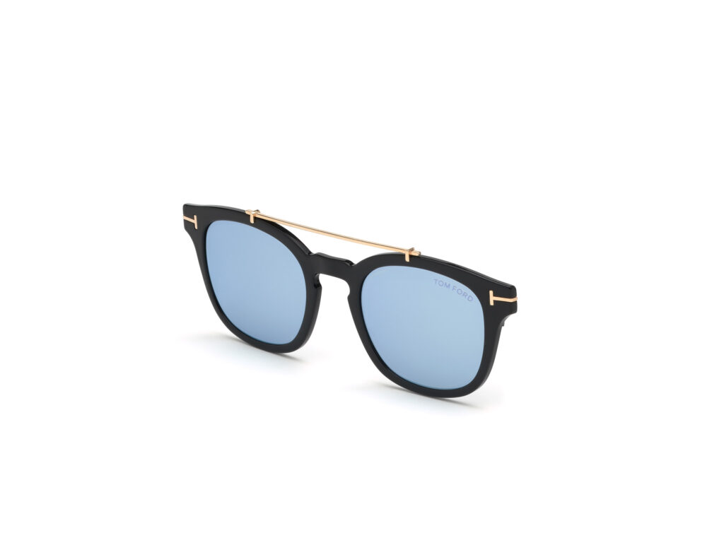 Occhiali da Sole TOM FORD FT5532-B-CL-01X nero lucido / blu specchiato