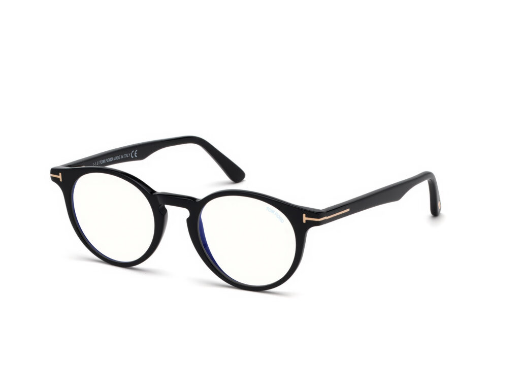 Occhiali TOM FORD FT5557-B-001 nero lucido