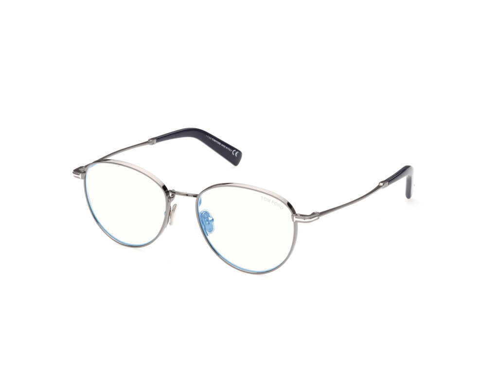 Occhiali TOM FORD FT5749-B-012 rutenio scuro luc