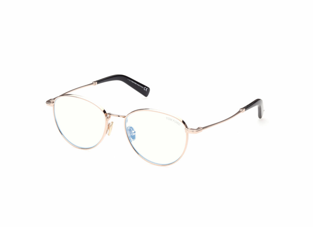 Occhiali TOM FORD FT5749-B-028 oro rosé lucido