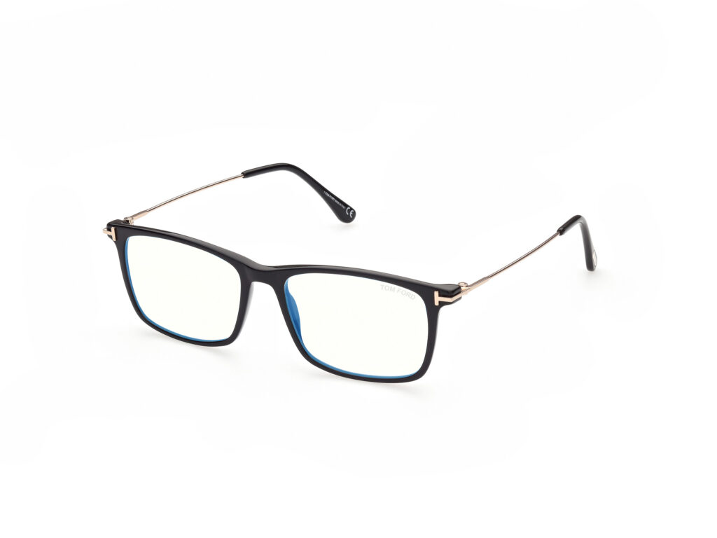 Occhiali TOM FORD FT5758-B-001 nero lucido