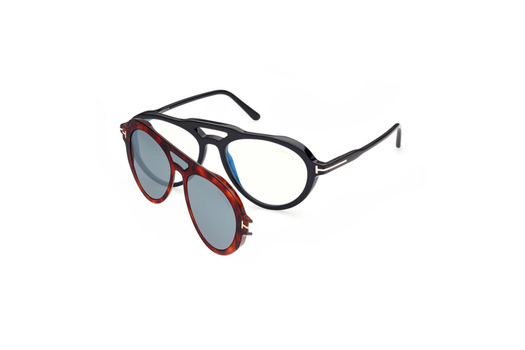 Occhiali TOM FORD FT5760-B-001 nero lucido