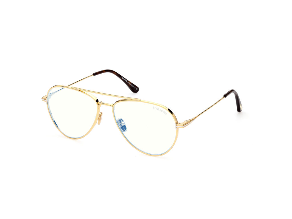 Occhiali TOM FORD FT5800-B-030 oro carico lucido