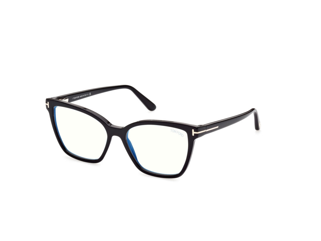 Occhiali TOM FORD FT5812-B-001 nero lucido