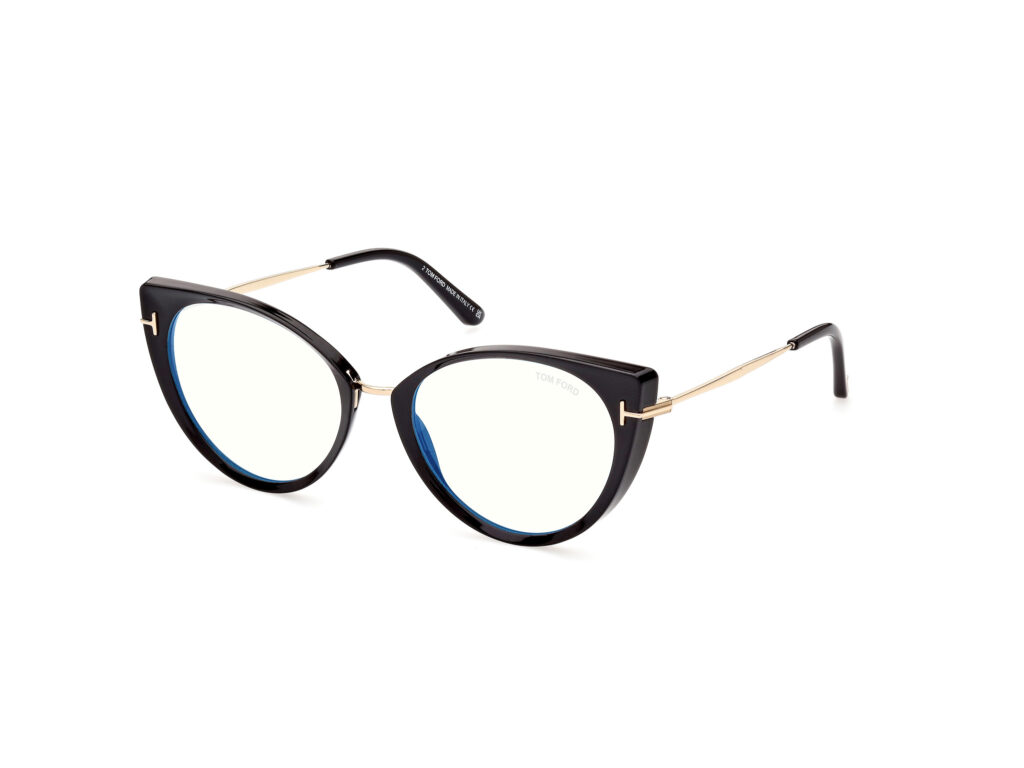 Occhiali TOM FORD FT5815-B-001 nero lucido