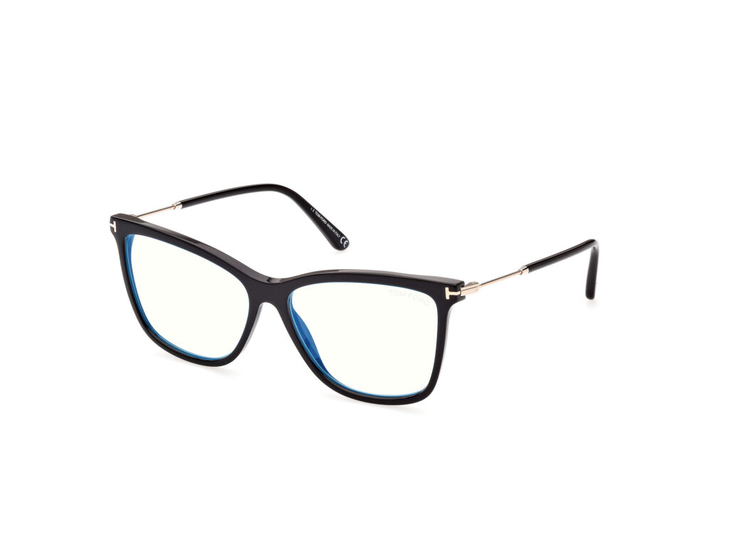 Occhiali TOM FORD FT5824-B-001 nero lucido