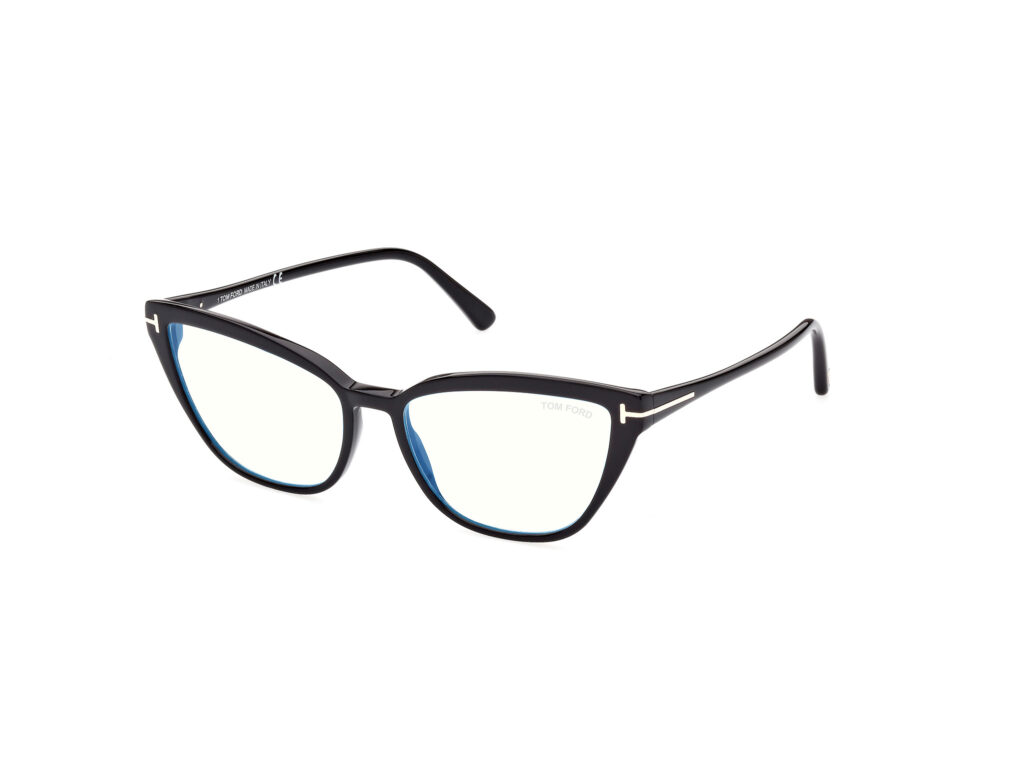 Occhiali TOM FORD FT5825-B-001 nero lucido