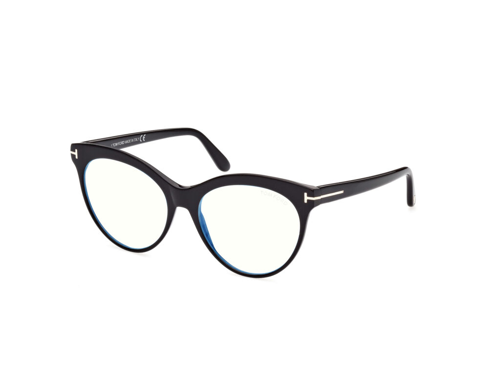 Occhiali TOM FORD FT5827-B-001 nero lucido