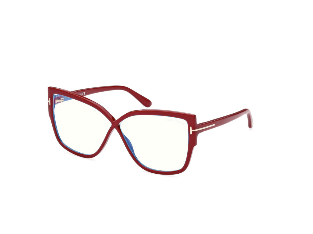 Occhiali TOM FORD FT5828-B-066 rosso luc