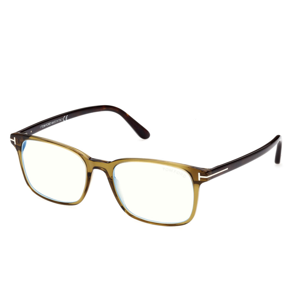 Occhiali TOM FORD FT5831-B-096 verde scuro luc