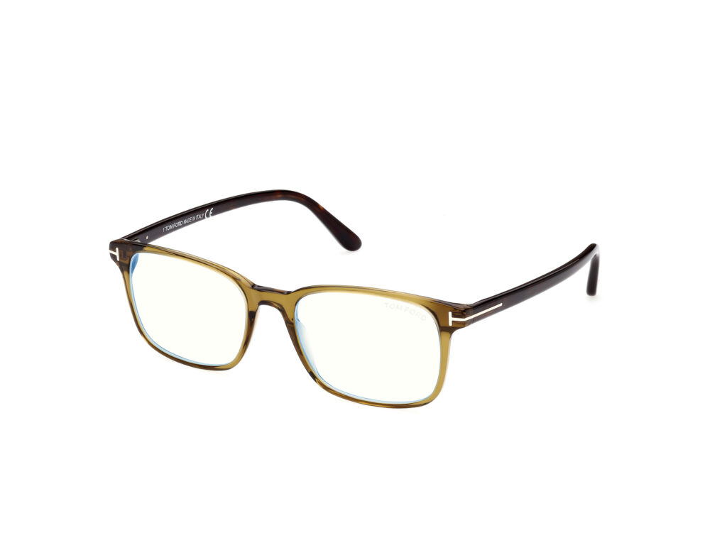 Occhiali TOM FORD FT5831-B-096 verde scuro luc