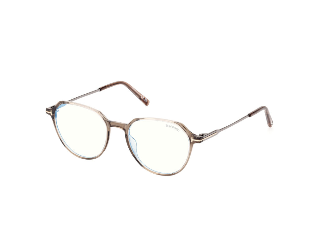 Occhiali TOM FORD FT5875-B-045 marrone chiaro luc