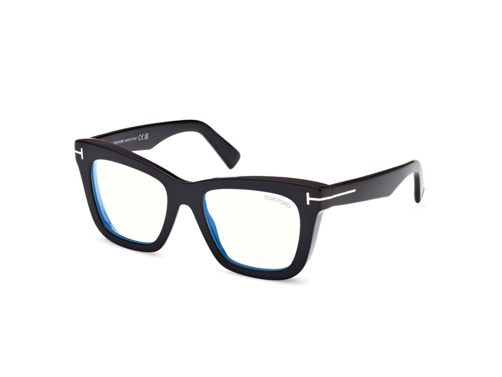 Occhiali TOM FORD FT5881-B-001 nero lucido