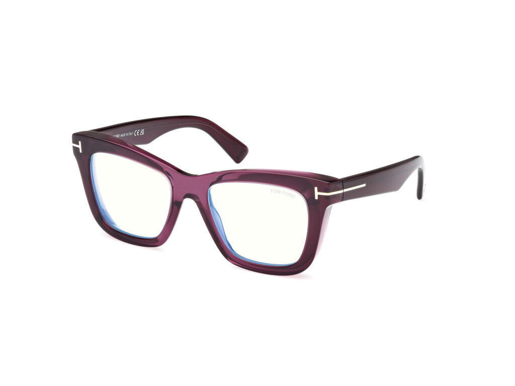 Occhiali TOM FORD FT5881-B-081 viola luc