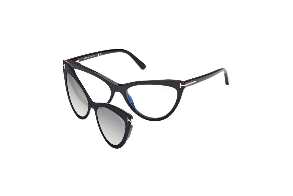 Occhiali TOM FORD FT5896-B-001 nero lucido