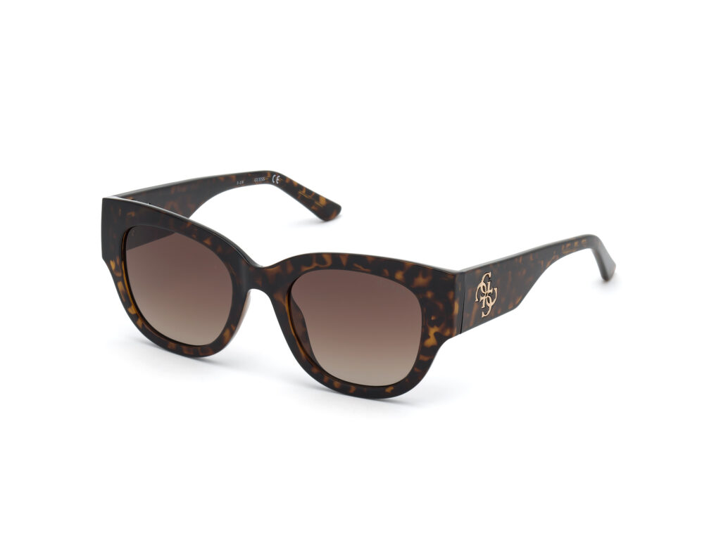 Occhiali da Sole Guess GU7680-52F avana scura / marrone grad