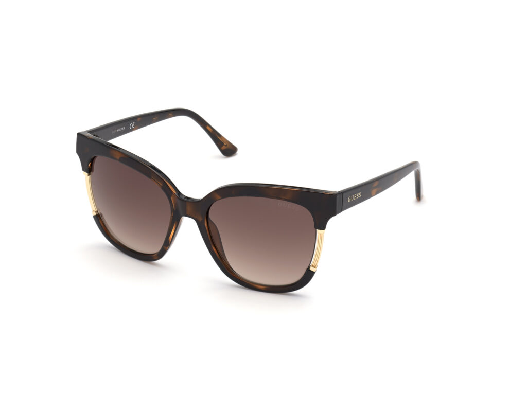 Occhiali da Sole Guess GU7726-52F avana scura / marrone grad