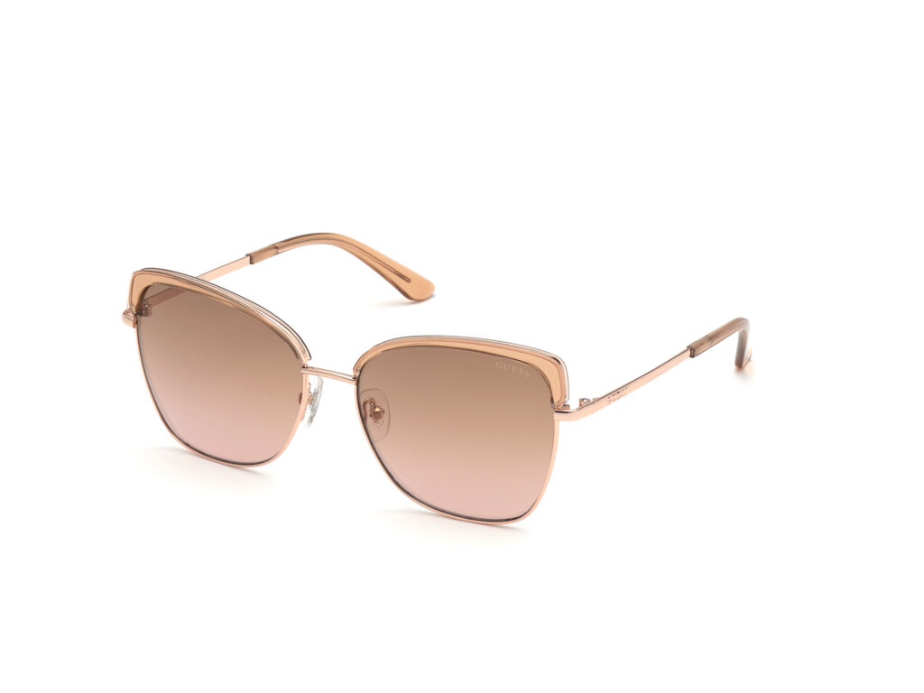 Occhiali da Sole Guess GU7738-57G beige luc / marrone specchiato