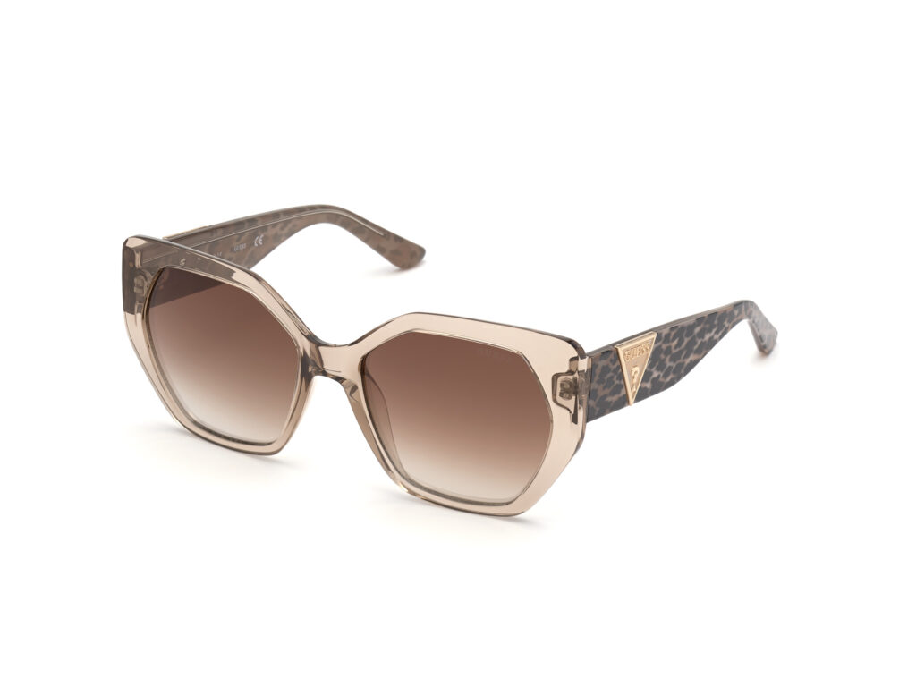 Occhiali da Sole Guess GU7741-57G beige luc / marrone specchiato