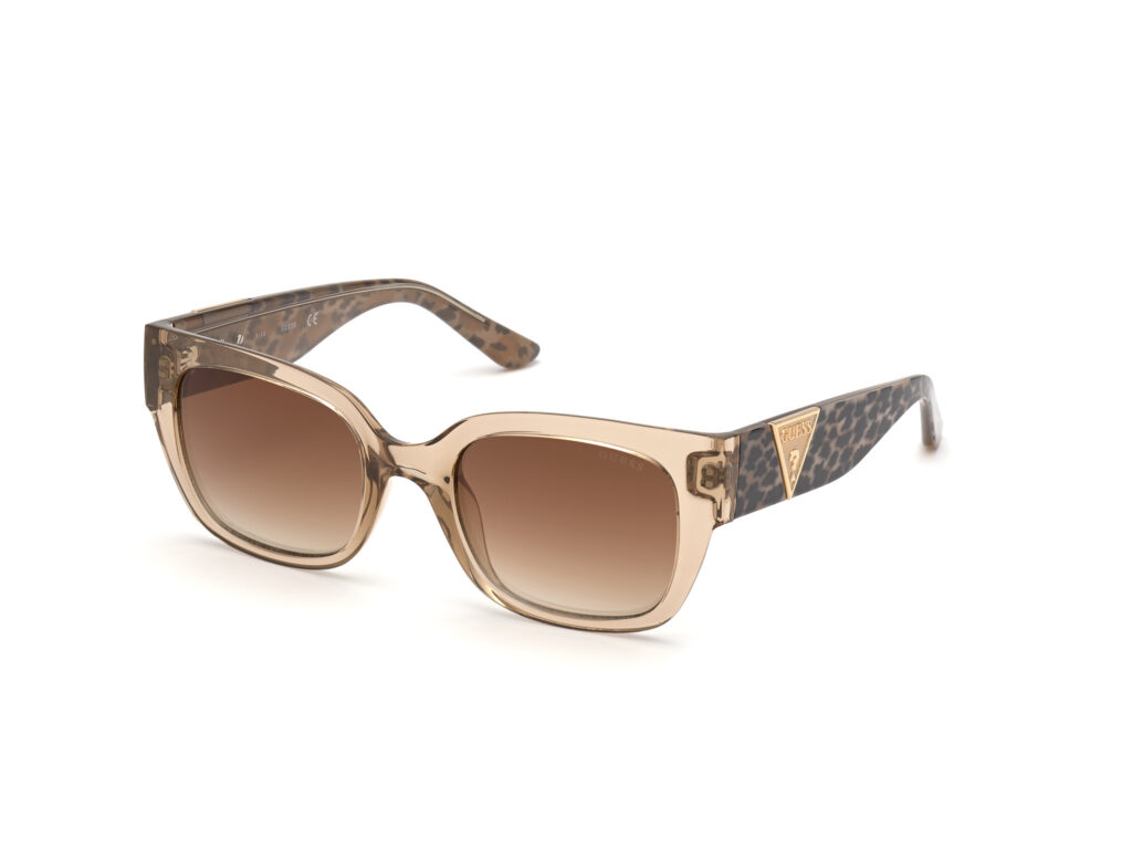 Occhiali da Sole Guess GU7742-57G beige luc / marrone specchiato