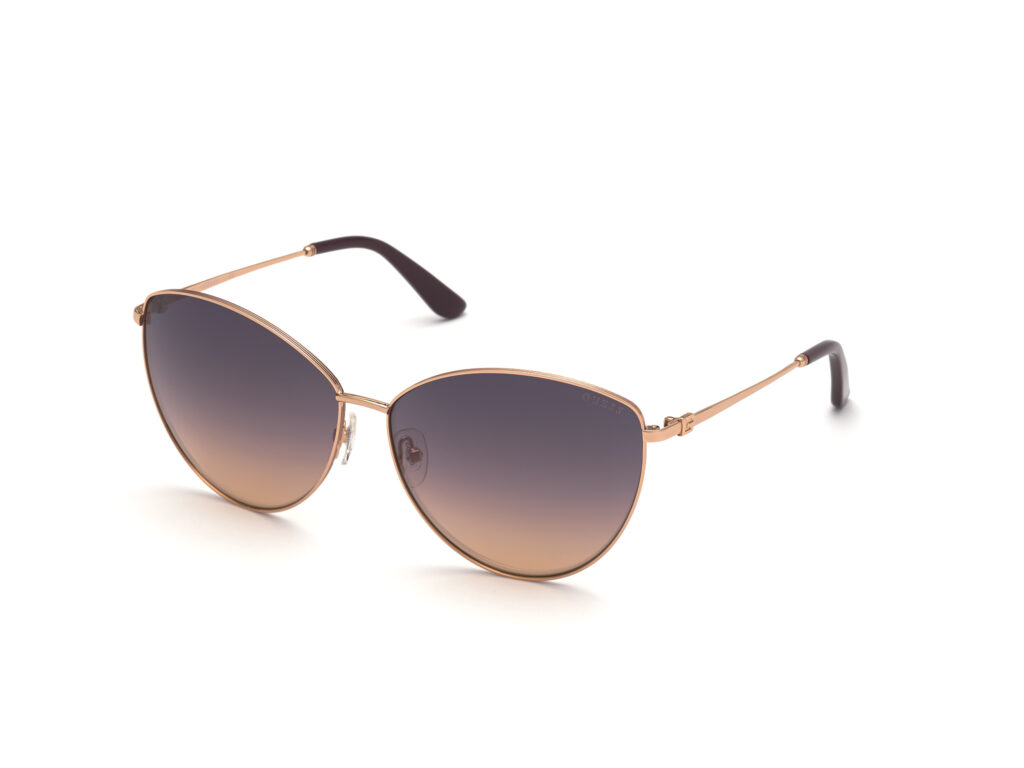 Occhiali da Sole Guess GU7746-28Z oro rosé lucido / specchiato