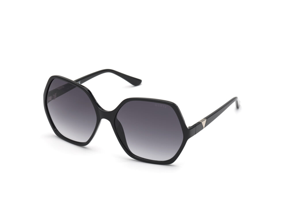 Occhiali da Sole Guess GU7747-01B nero lucido / fumo grad