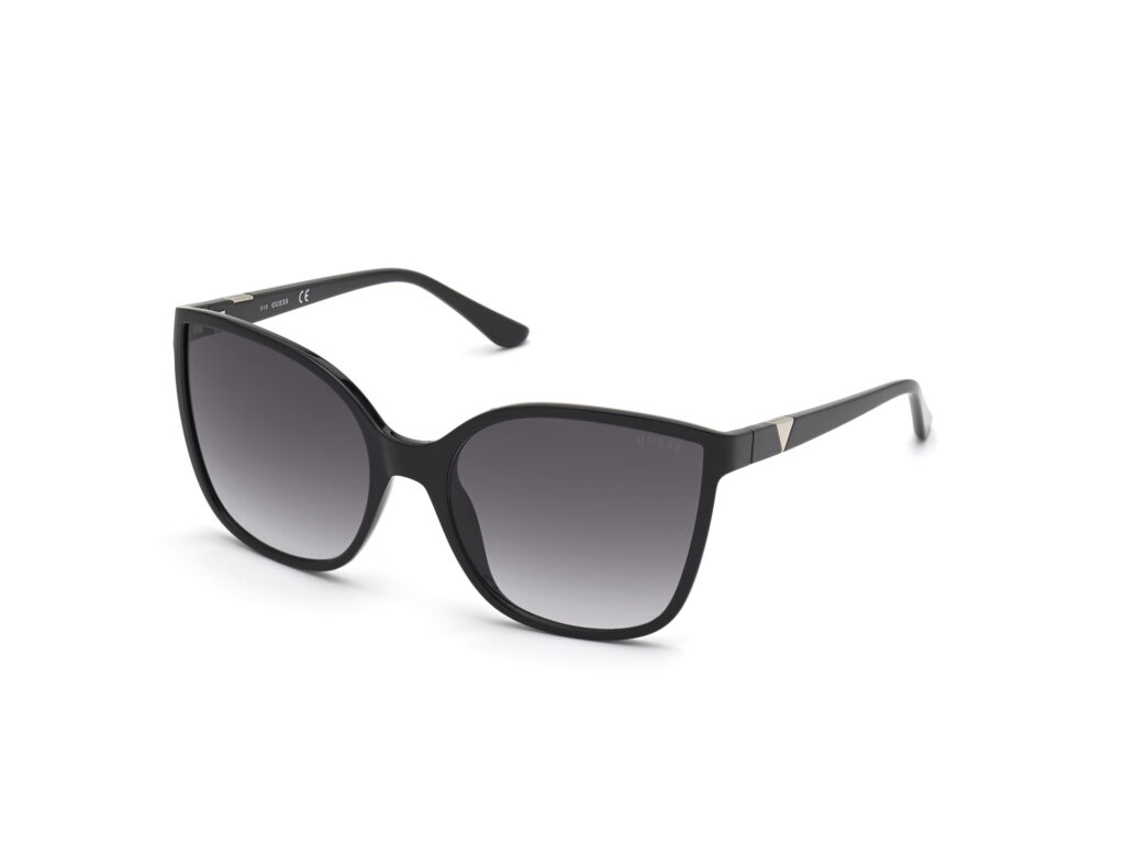 Occhiali da Sole Guess GU7748-01B nero lucido / fumo grad