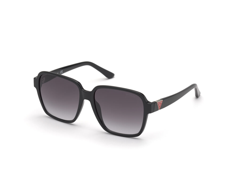 Occhiali da Sole Guess GU7775-01B nero lucido / fumo grad