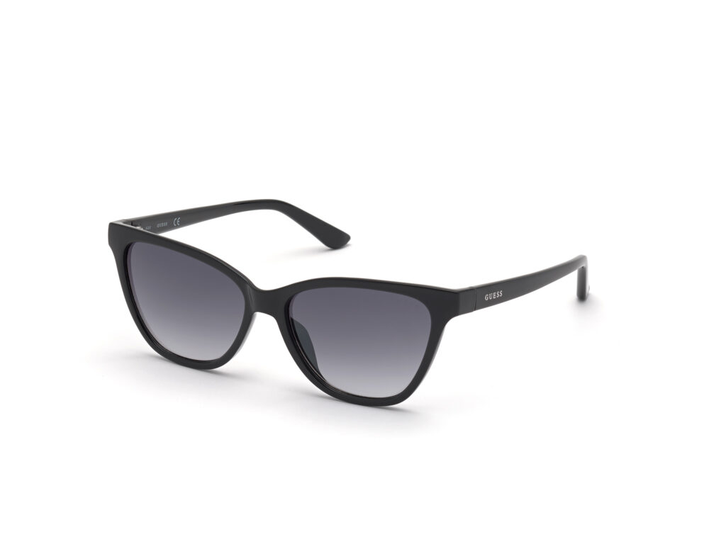 Occhiali da Sole Guess GU7777-01C nero lucido / fumo specchiato