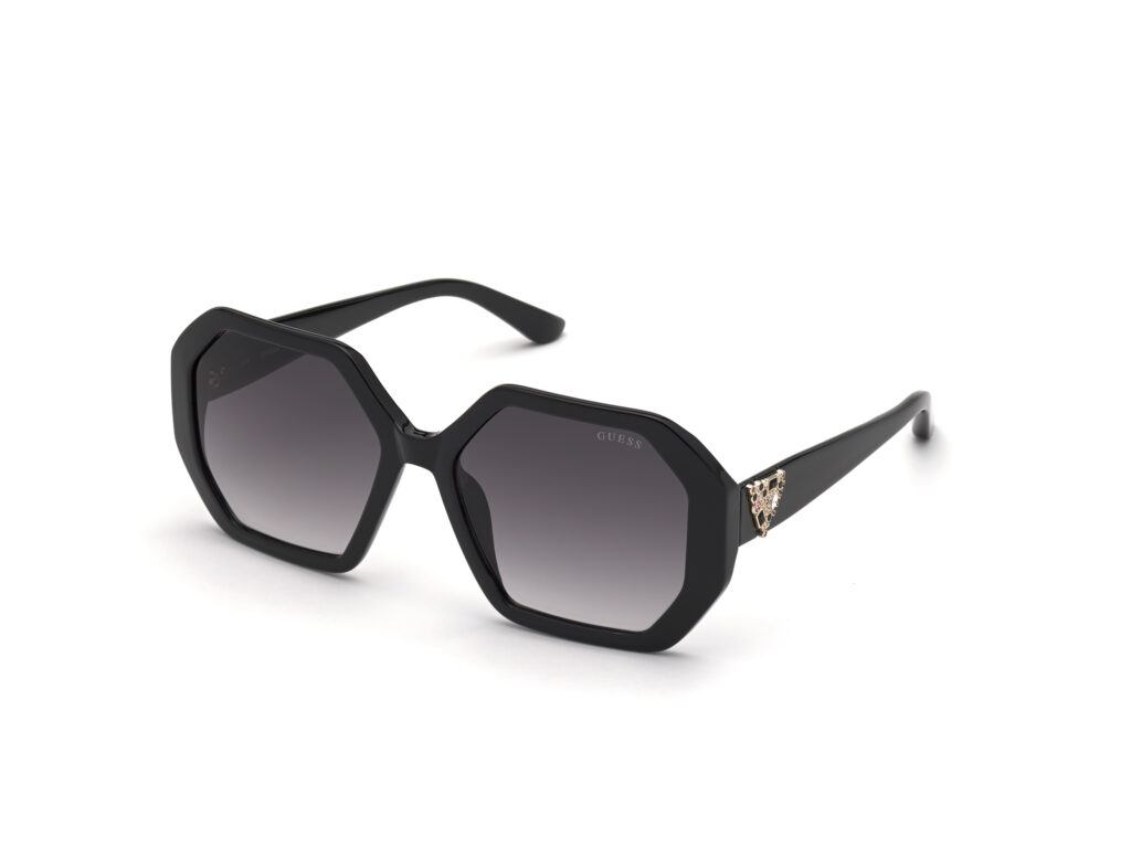 Occhiali da Sole Guess GU7789-S-01B nero lucido / fumo grad